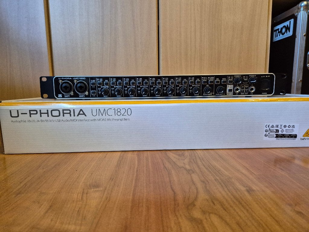 Behringer U-Phoria audio interface, Computers en Software, Geluidskaarten, Zo goed als nieuw, Extern, Ophalen of Verzenden