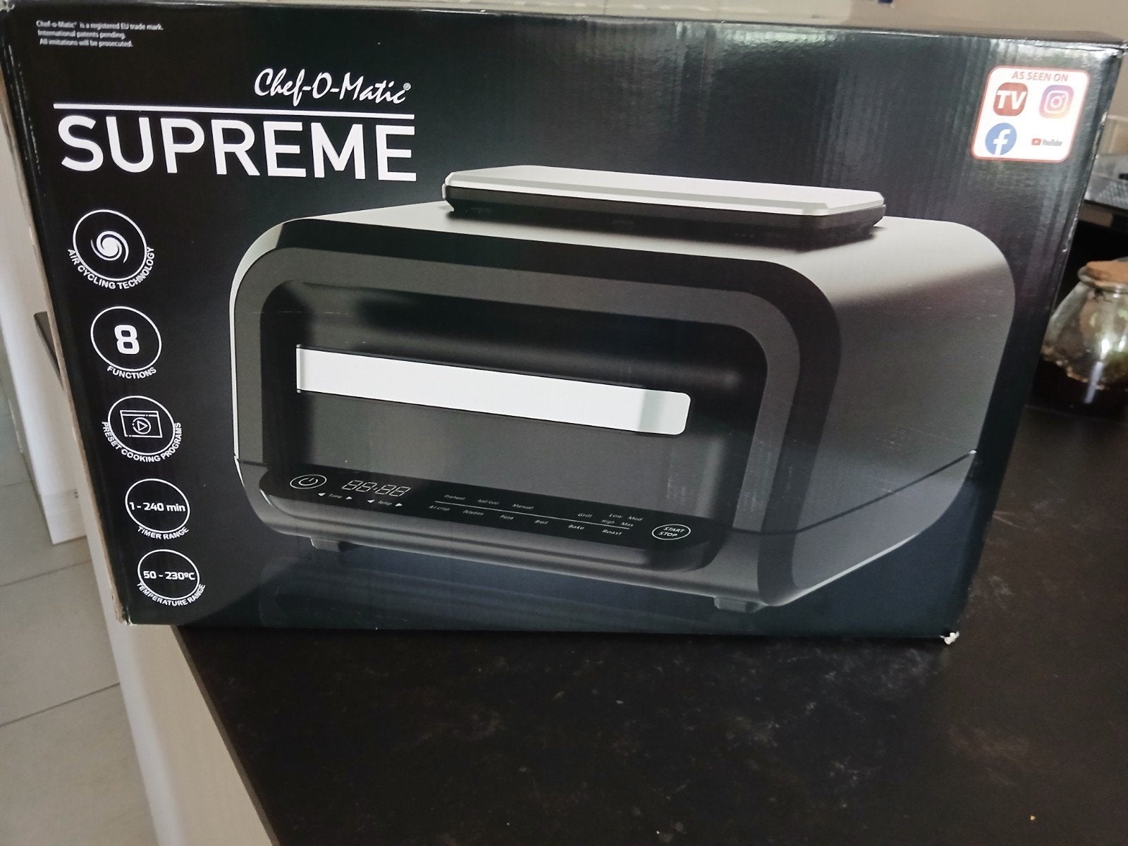Chef o matic  supreme, Enlèvement
