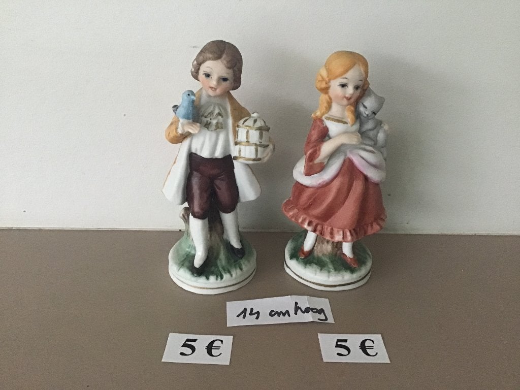 diverse mooie koppel beeldjes, Ophalen of Verzenden, Zo goed als nieuw