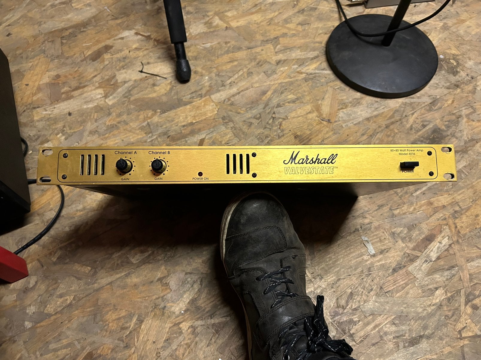 Marshall stereo eindversterker 19”, Muziek en Instrumenten, Ophalen, Gebruikt