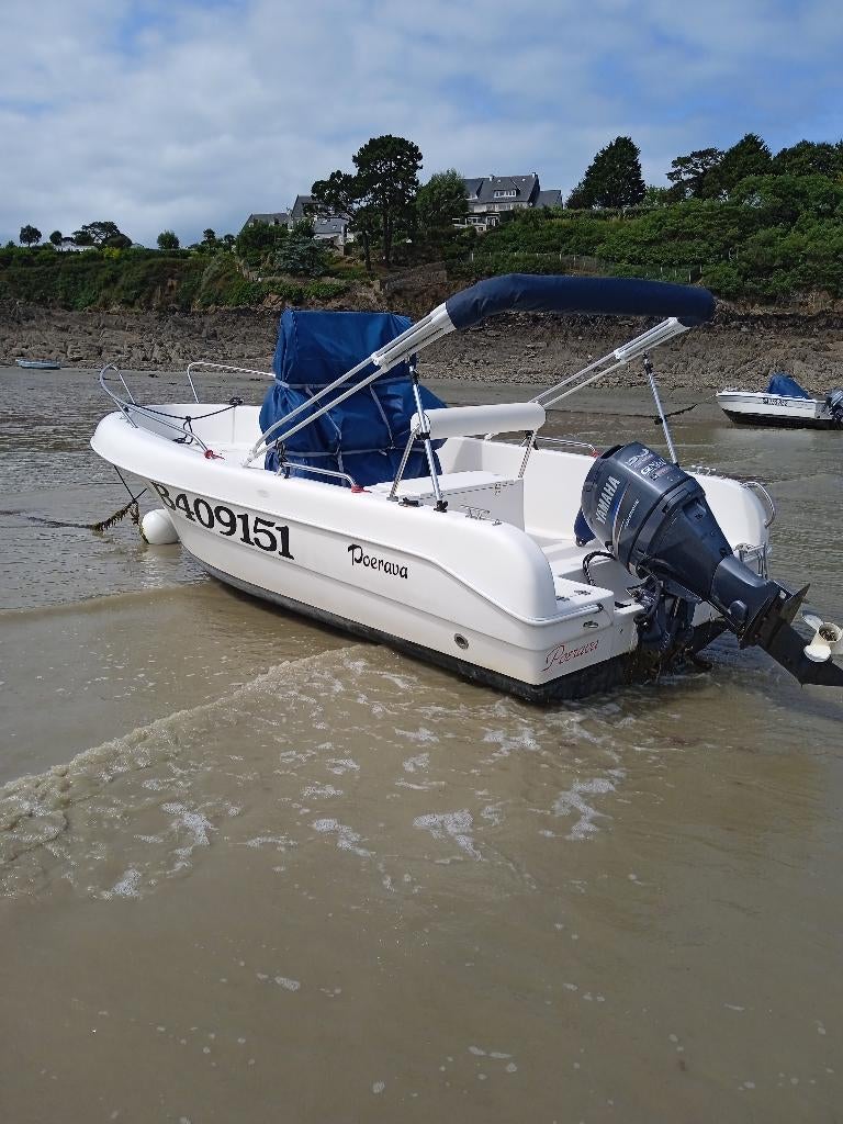 Pacific Craft Open 500 zonder aanhanger €8000//trailer €1300, Overige merken, Gebruikt, Buitenboordmotor, Polyester