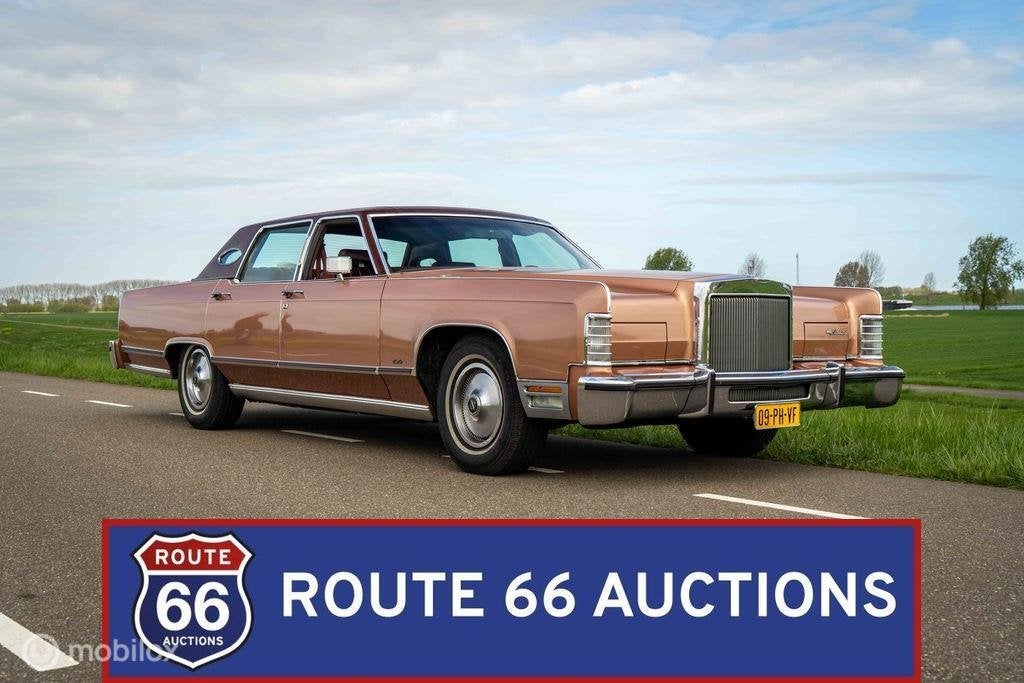 Lincoln Continental Town Car | 1979 | Route 66 Auctions, Zwart, Bedrijf, Handgeschakeld, Overige carrosserie
