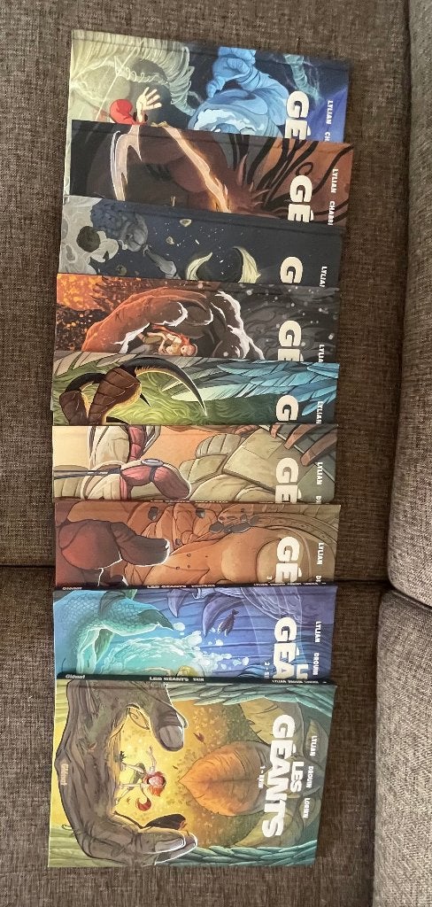 BD Les Géants Tomes 1 à 9, Enlèvement ou Envoi, Lylian, Série complète ou Série, Comme neuf