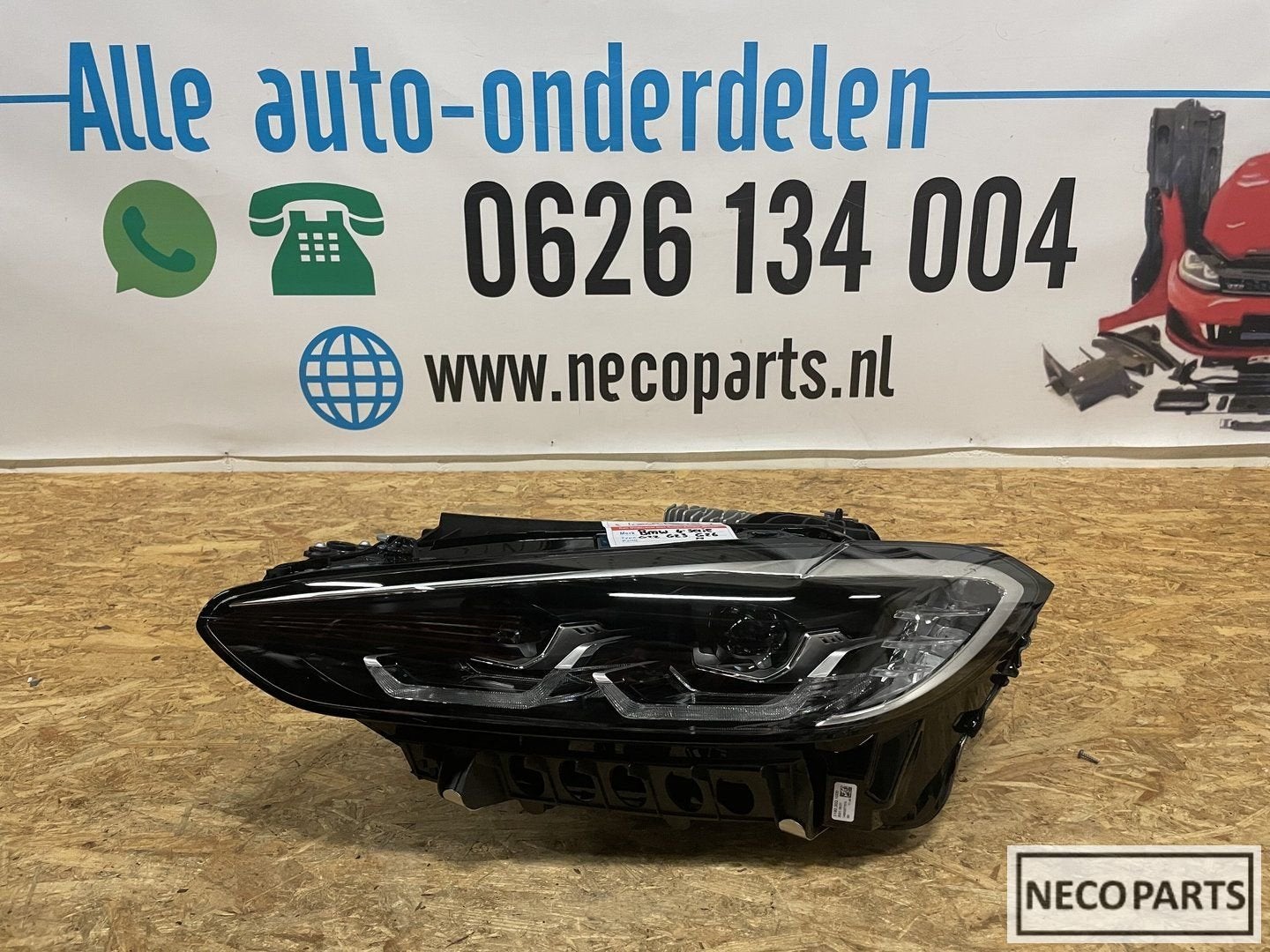 BMW G22 G23 VOL LED KOPLAMP LINKS COMPLEET 7495845, Gebruikt, -, -, Ophalen of Verzenden