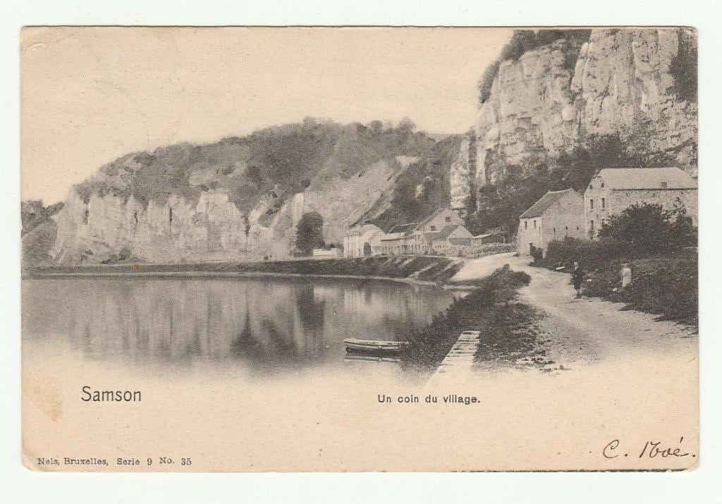 Samson - Un coin du village, Verzamelen, Verzenden, Voor 1920, Gelopen, Namen
