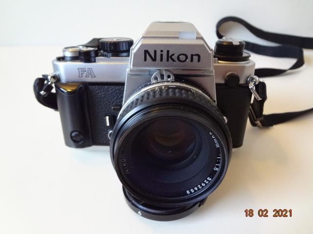 Fototoestel NIKON FA analoog, Enlèvement, Comme neuf, Reflex miroir, Nikon