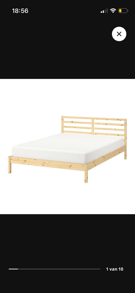 IKEA TARVA zonder middenbalk!, Beige, Enlèvement, Utilisé, 200 cm