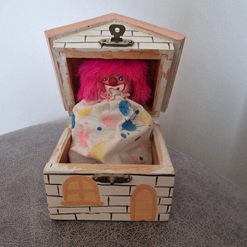Vintage clowndoos, Ophalen of Verzenden
