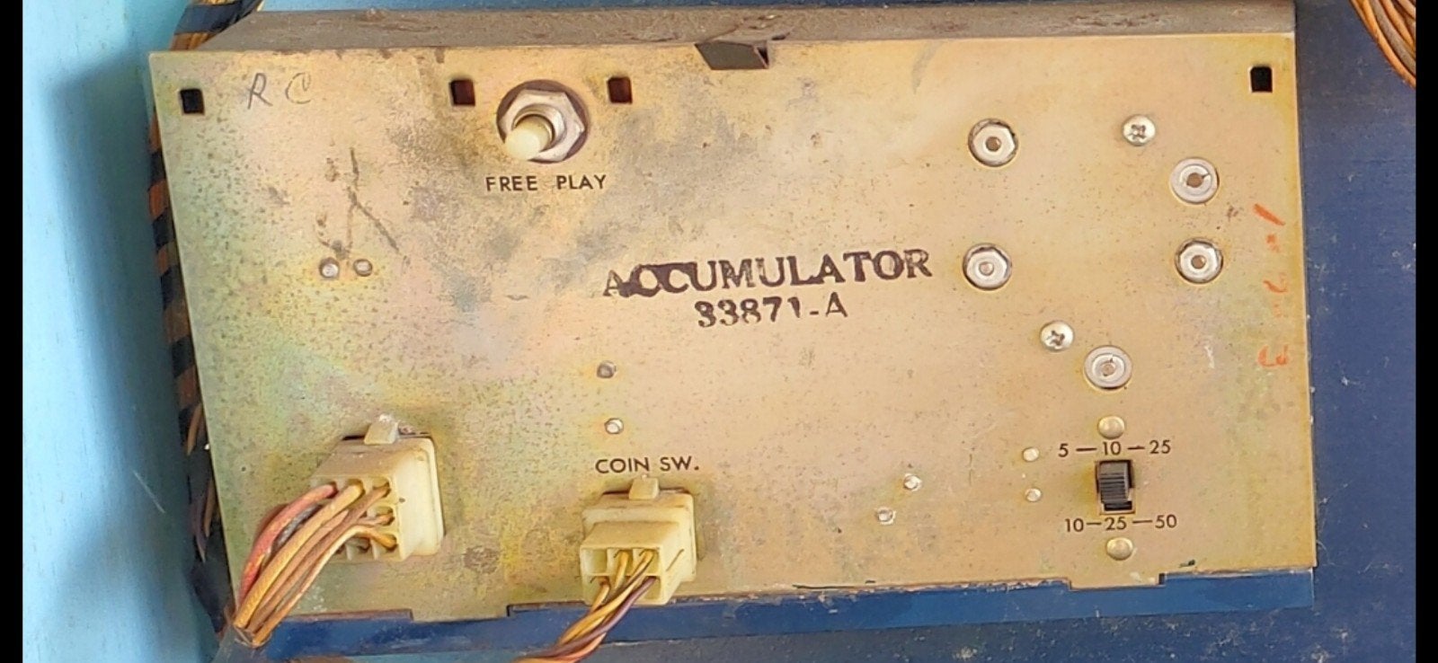 Rock-Ola accumulator gezocht, Enlèvement ou Envoi, Comme neuf