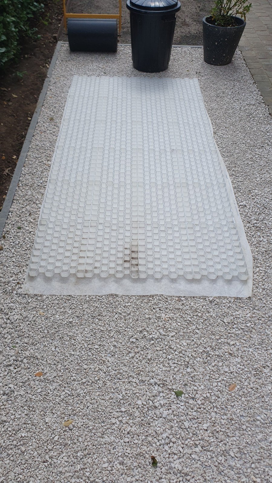 Grindmat nidagravel +- 3m2, Ophalen