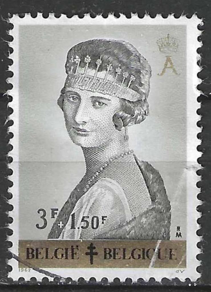 Belgie 1962 - Yvert/OBP 1237 - Koningin Astrid (ST), Verzenden, Gestempeld, Gestempeld, Koninklijk huis