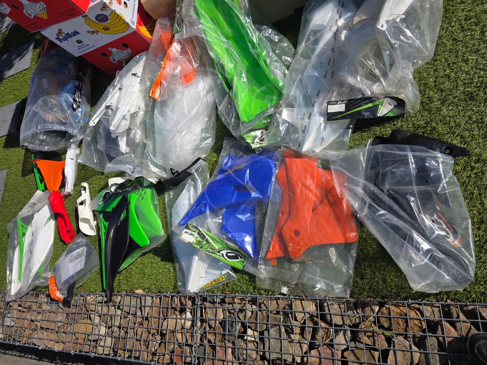Groot lot Crossmotor Kappen, Motoren, Ophalen