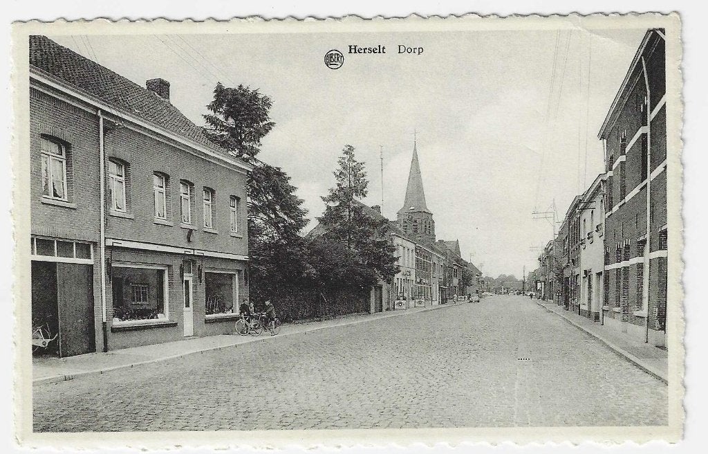 Carte postale Herselt, dorp, Enlèvement ou Envoi, 1940 à 1960, Non affranchie, Anvers