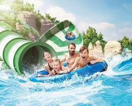 Bellewaerde aqua park 4 tickets, Tickets en Kaartjes, Recreatie | Pretparken en Attractieparken, Drie personen of meer, Ticket of Toegangskaart