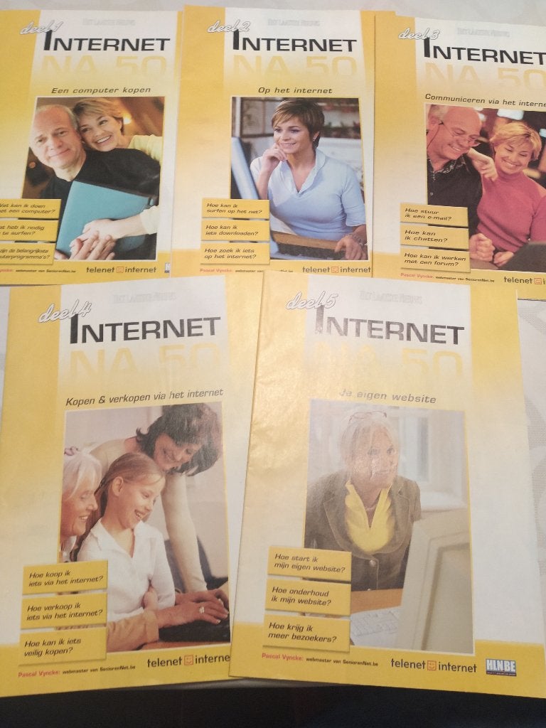 boek:veilig op het internet+Internet na 50/Pascal Vyncke, Boeken, Informatica en Computer, Ophalen of Verzenden, Zo goed als nieuw