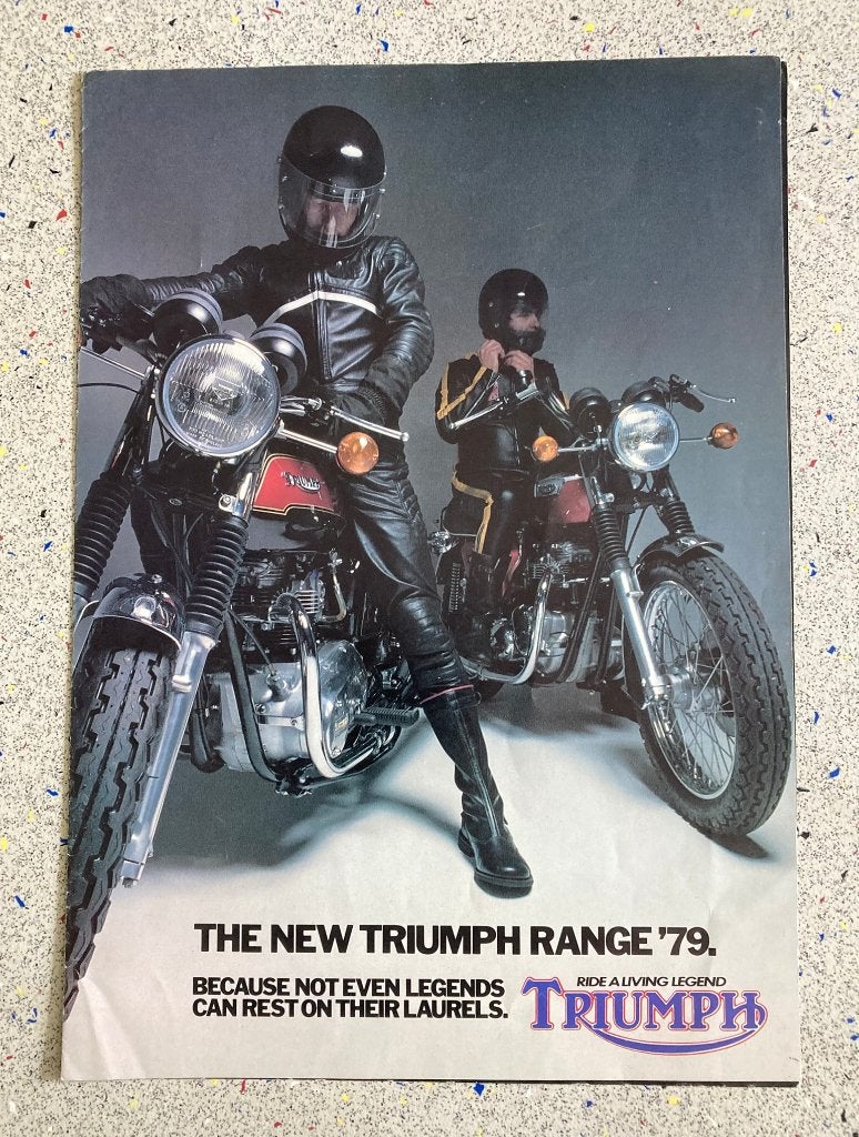 Brochure Motorcycles '79 - Triumph, Motos, Envoi, Triumph
