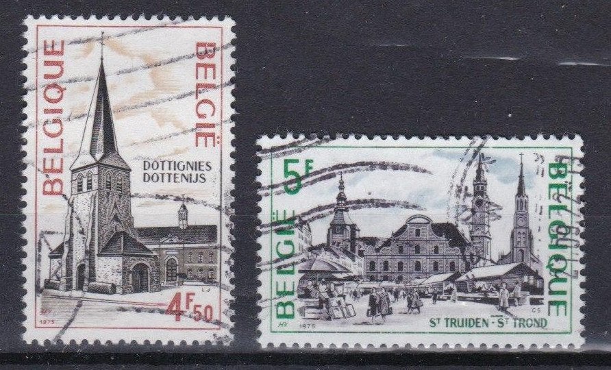 Numéro belge de 1975 1772 - 1773, Timbres & Monnaies, Timbres | Europe | Belgique, Envoi, Oblitéré