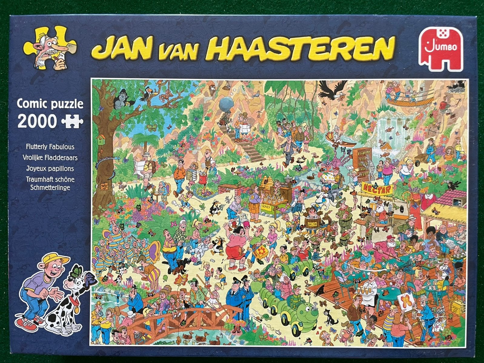Jan van Haasteren 2000 stukjes - Vrolijke Fladderaars, Hobby en Vrije tijd, Denksport en Puzzels, Ophalen of Verzenden, Zo goed als nieuw