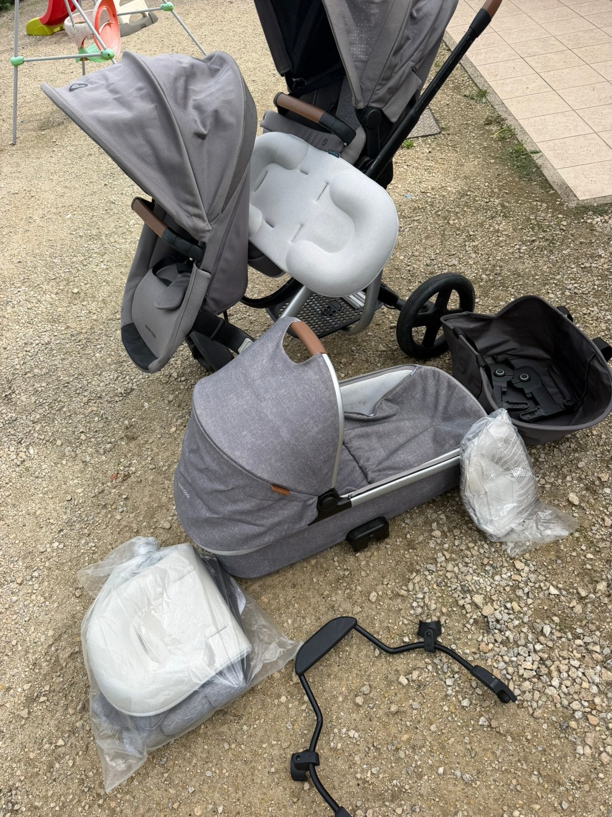 Dubbele kinder buggy, Kinderen en Baby's, Kinderwagens en Combinaties, Ophalen, Zo goed als nieuw
