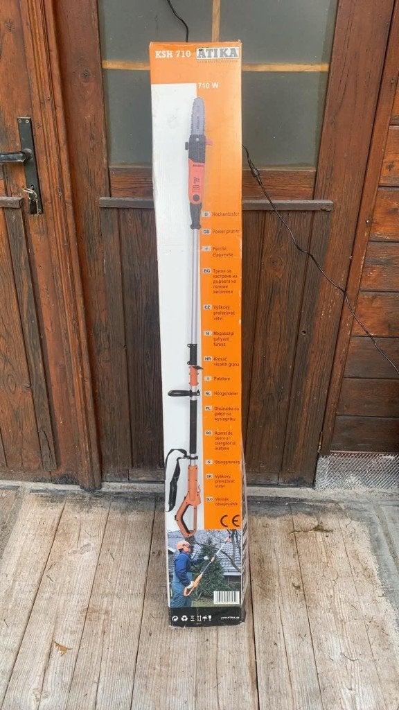 Perche élagueuse pour branches Atika KSH 710, Neuf, 600 à 1200 watts, Tronçonneuse, 70 mm ou plus
