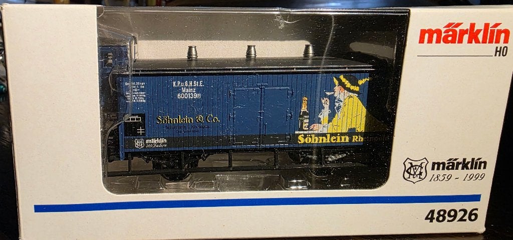 3507. H0 Märklin overdekte auto met doos., Ophalen of Verzenden, Nieuw, Wagon, Märklin