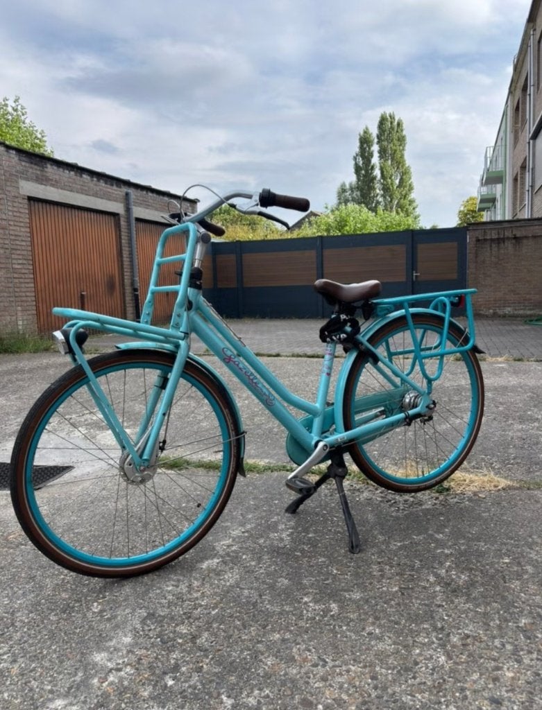 Gazelle Miss Grace damesfiets turquoise, Zo goed als nieuw, Fietsen en Brommers, Ophalen, Versnellingen, Zo goed als nieuw, Gazelle