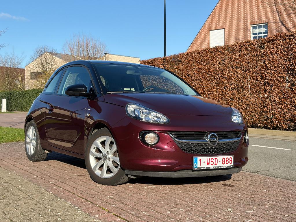 Opel Adam 1.2i Unlimited | 18599km | 2019 | Winterbanden, Auto's, Opel, Voorwielaandrijving, 4 zetels, ADAM, Zwart