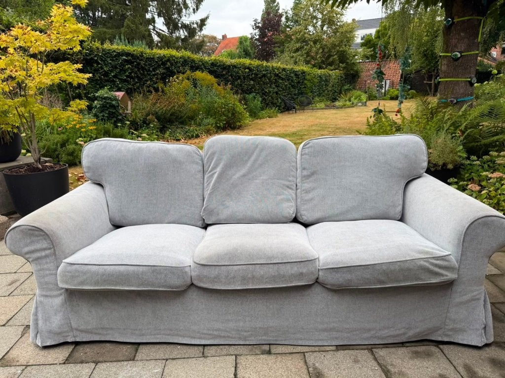 Ikea Ektorp 3-zit zetel grijs, Huis en Inrichting, Zetels | Zetels, Ophalen, Hout, Gebruikt, Driepersoons