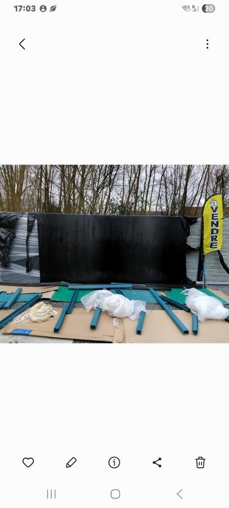 Portail coulissant Grand largeur  5,92 m, Enlèvement ou Envoi
