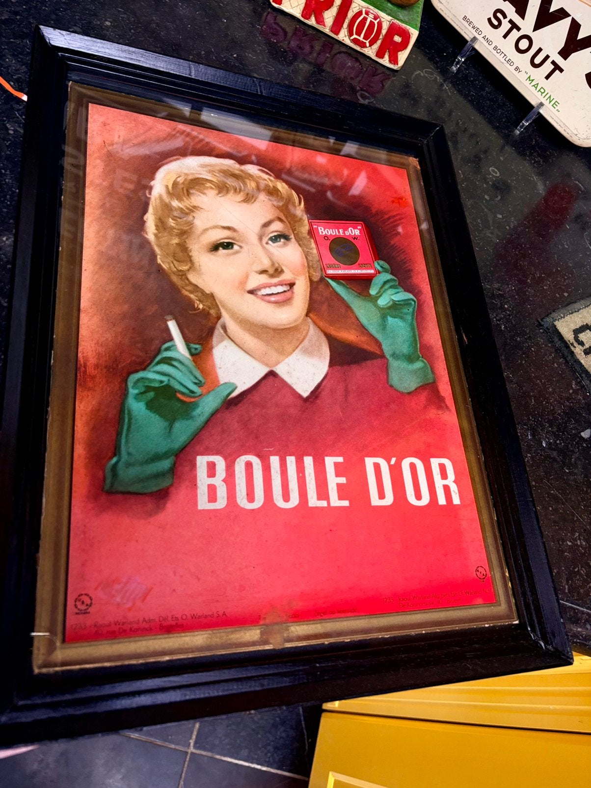 Boule d’or orginele karton 1952, Ophalen of Verzenden, Zo goed als nieuw