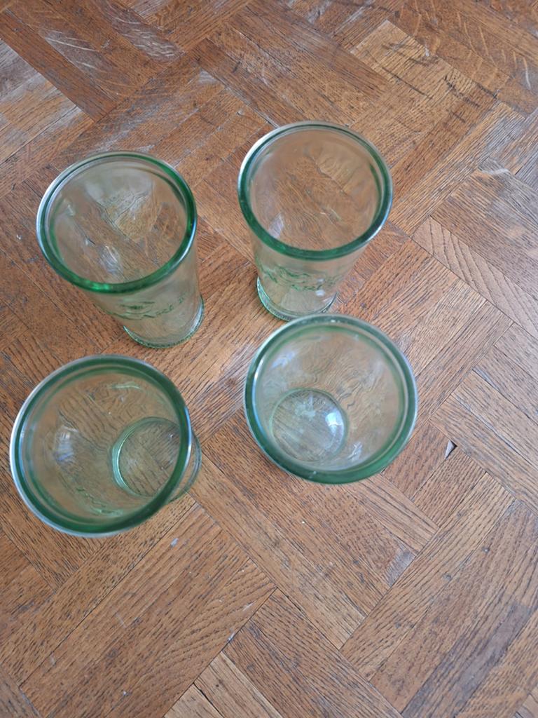4 BACARDI Glazen, Handtassen en Accessoires, Piercings, Ophalen