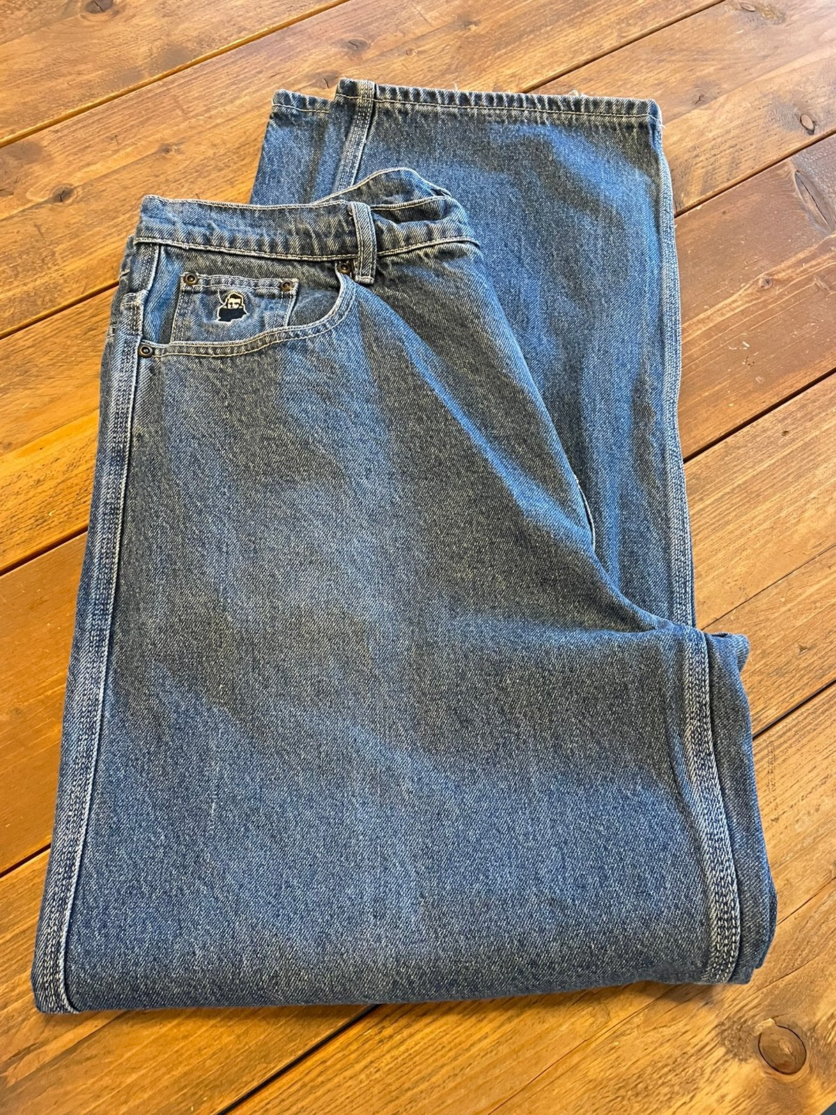 NNSNS bigfoot baggy jeans, Kleding | Heren, Spijkerbroeken en Jeans, Ophalen of Verzenden, Zo goed als nieuw