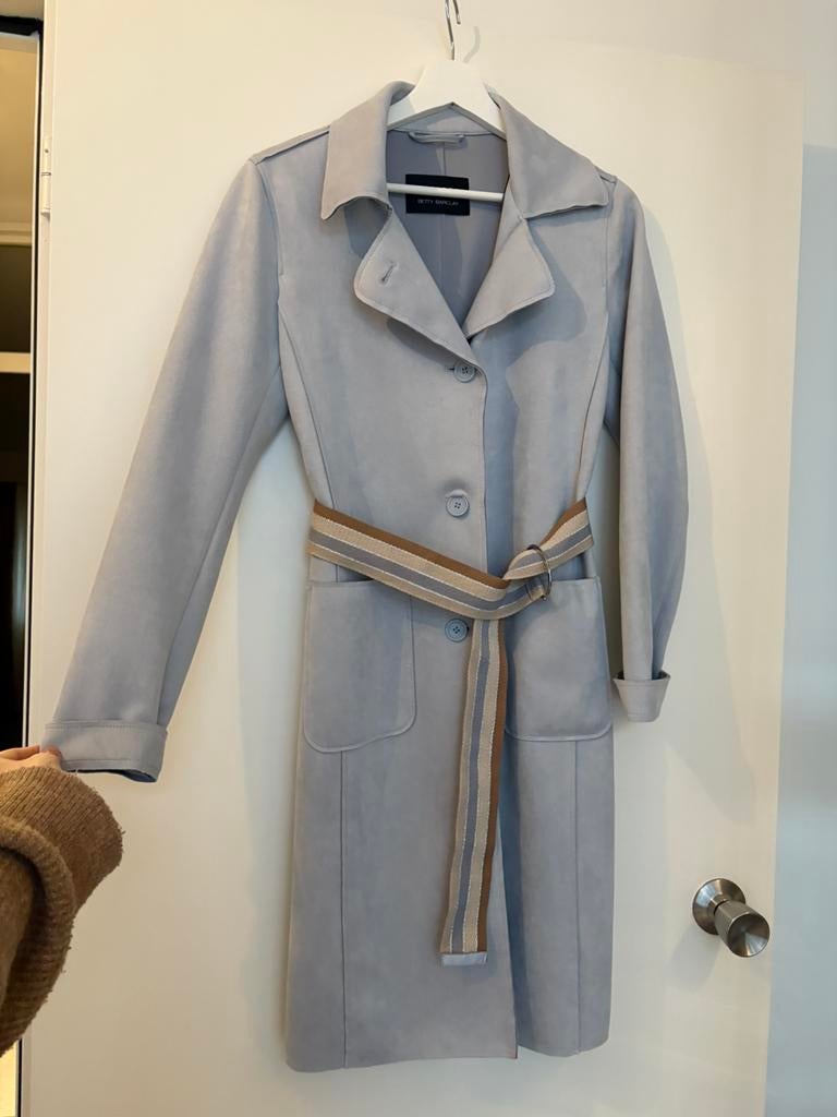 Outdoor designed by betty barclay jas manteau riem, Kleding | Dames, Ophalen of Verzenden, Zo goed als nieuw, Maat 36 (S), Blauw