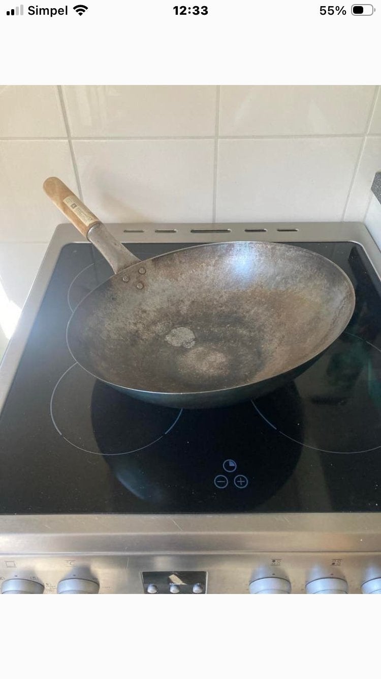 Poêle à wok - pour cuisinière à gaz. Bon état, Maison & Meubles, Cuisine | Ustensiles de cuisine, Utilisé, Enlèvement ou Envoi