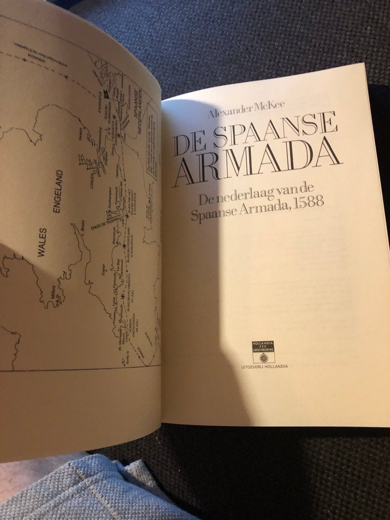 De Spaanse Armada, De nederlaag van de Spaanse Armada, 1588, Enlèvement ou Envoi, Avant 1940, Marine, Utilisé