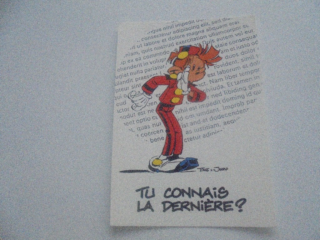 spirou- robbedoes, Verzamelen, Ophalen of Verzenden, 1980 tot heden, Ongelopen, Overige thema's
