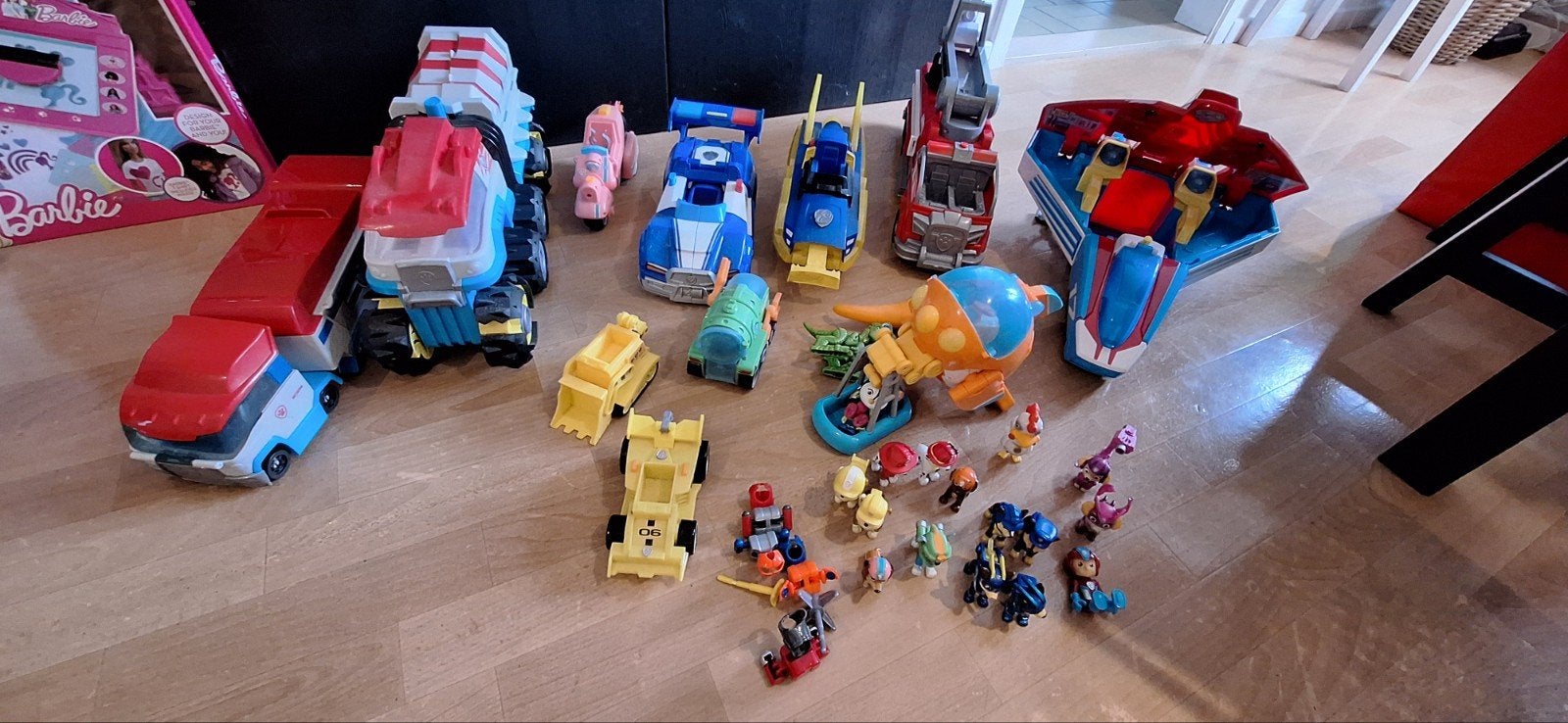 Paw Patrol speelgoed, Ophalen
