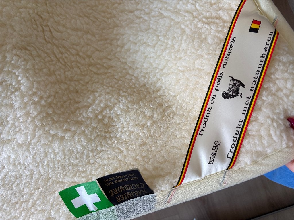 Wollen deken, Ophalen, Beige, Overige merken, Wol