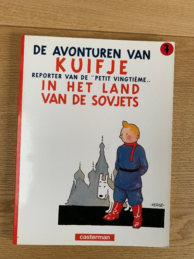 KUIFJE IN HET LAND VAN DE SOVJETS, Boeken, Eén stripboek, Nieuw, Ophalen of Verzenden, Hergé