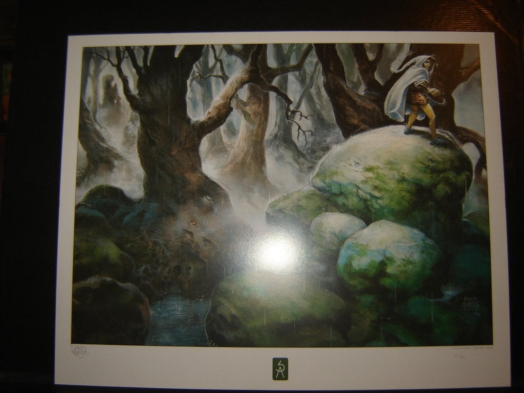 Litho Alzeor Mondraggo - David Caryn - genummerd-gesigneerd., Verzamelen, Ophalen of Verzenden, Overige figuren, Zo goed als nieuw