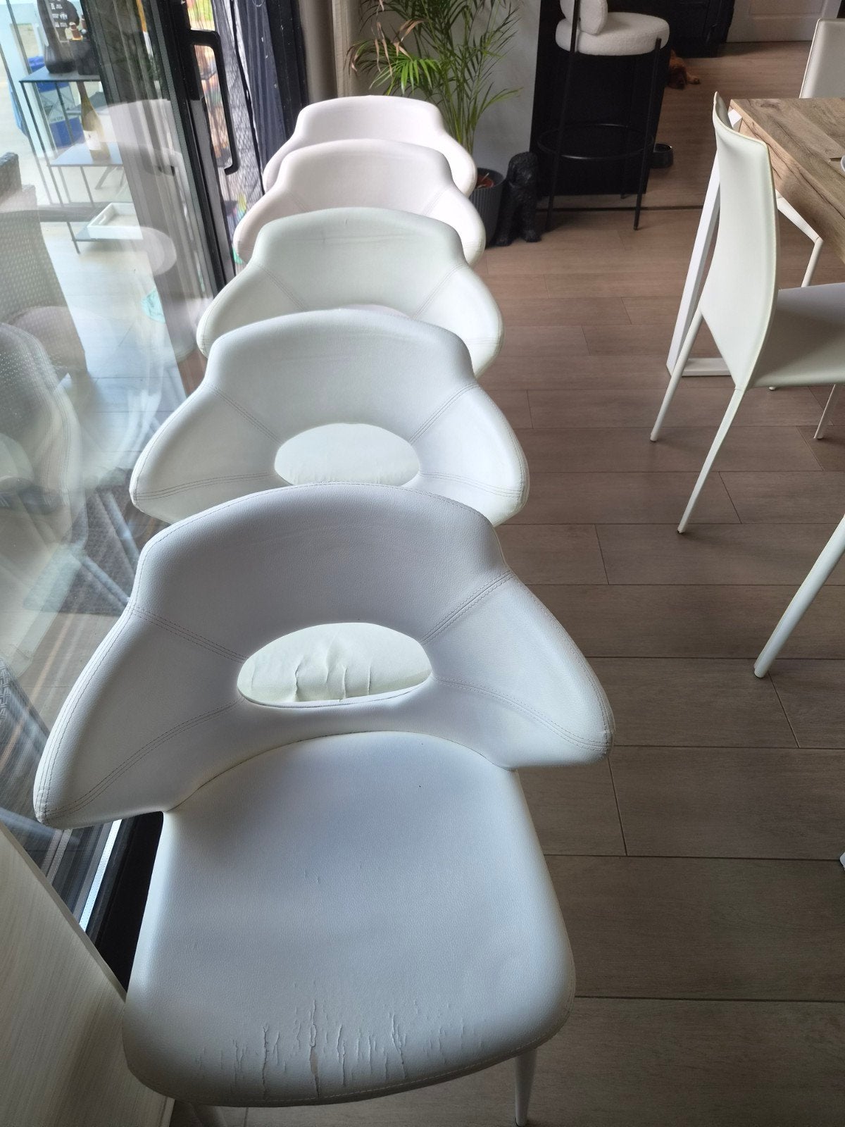 eetkamer stoelen 5 stuks, Ophalen