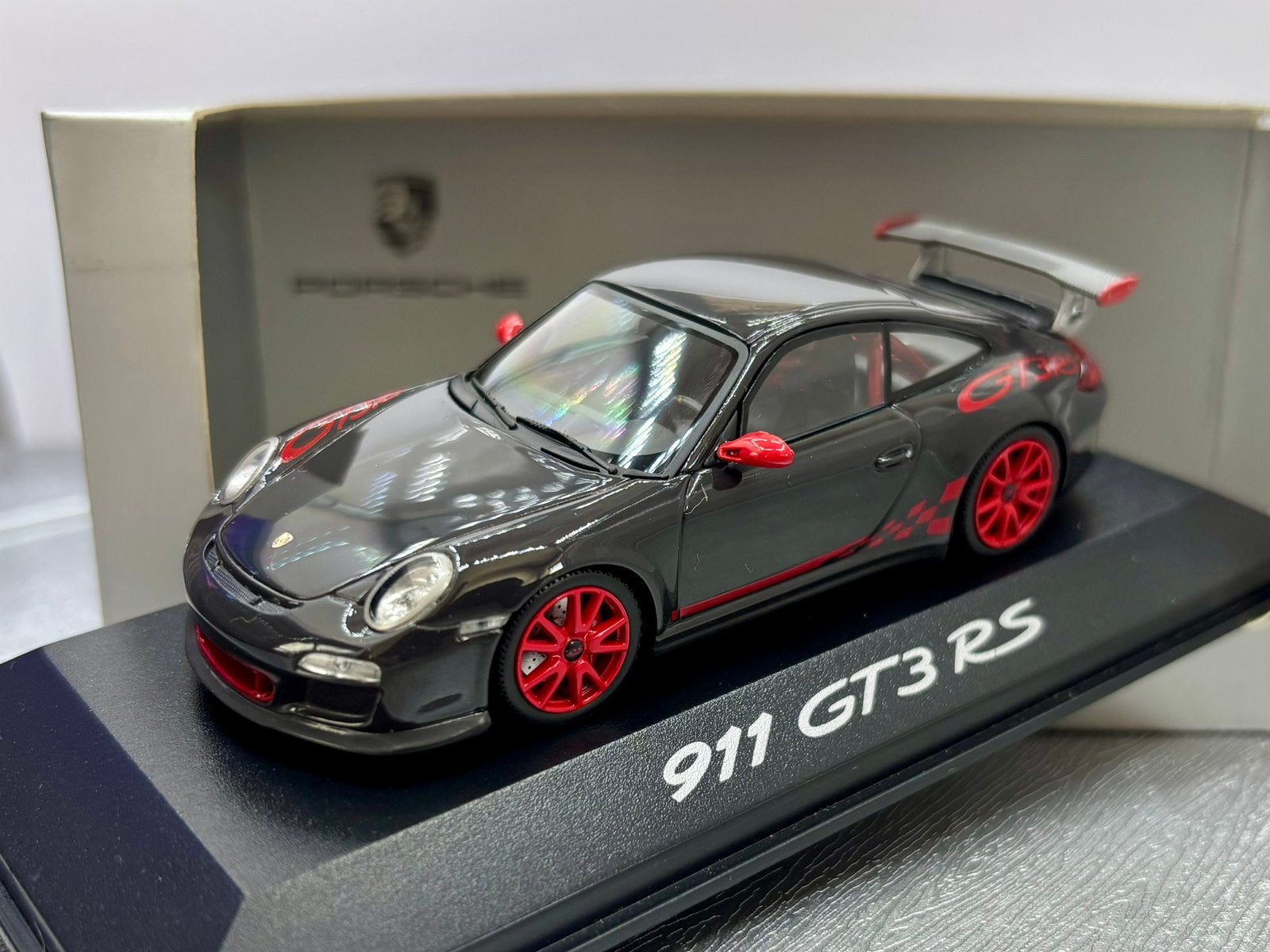 1:43 Porsche 911 GT3 RS, Ophalen of Verzenden, Zo goed als nieuw, MiniChamps
