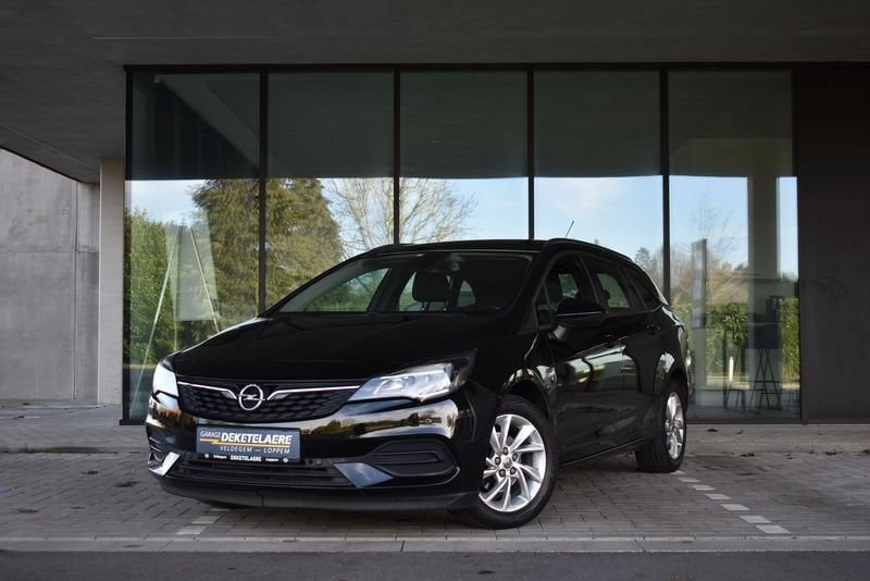 Opel Astra Break 1.2Turbo S/S Edition *Navi*Trekhaak, Stof, Gebruikt, 1199 cc, Zwart