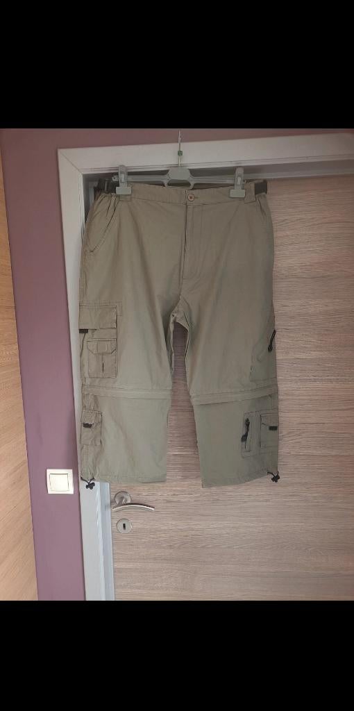 Pantalon cargo  7/8 Modulable Biaggini -Kaki - T.58, Kleding | Heren, Broeken en Pantalons, Biaggini, Maat 56/58 (XL), Ophalen of Verzenden
