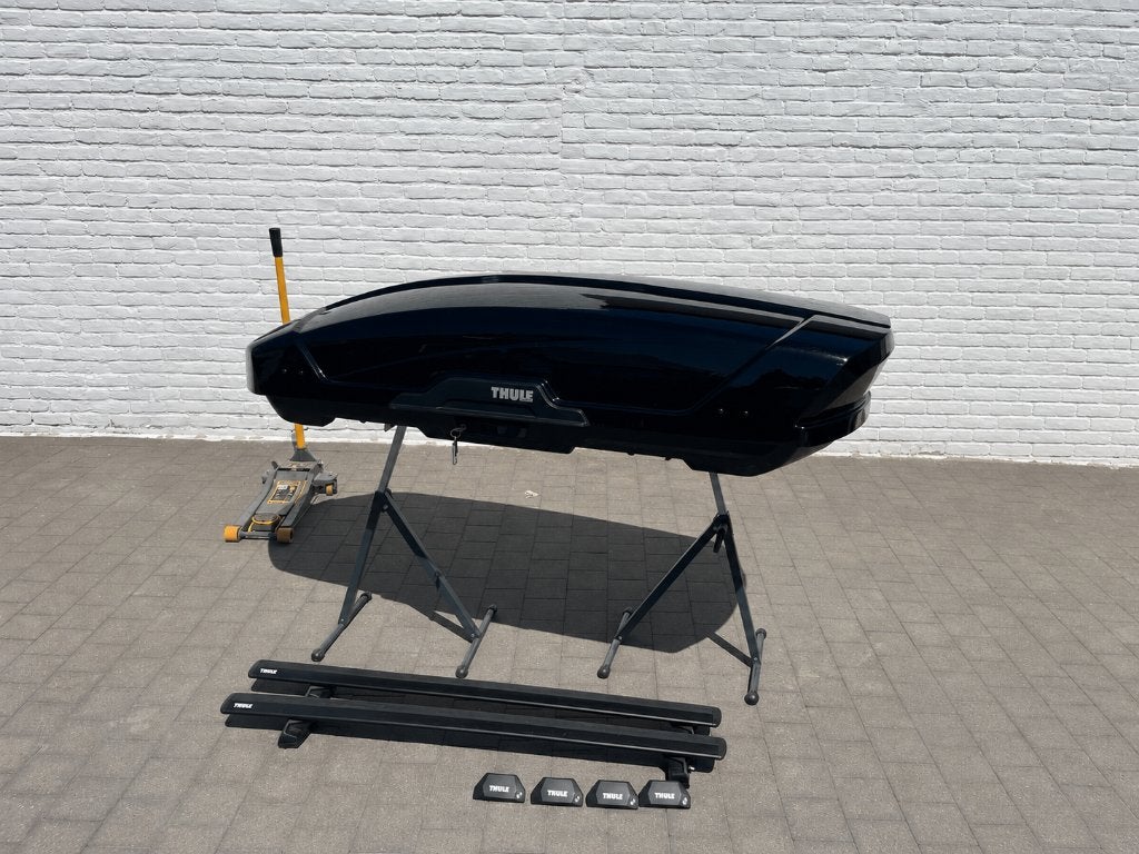Thule dakkoffer motion XT L + evo wingbars, Auto diversen, Dakkoffers, Gebruikt, Ophalen
