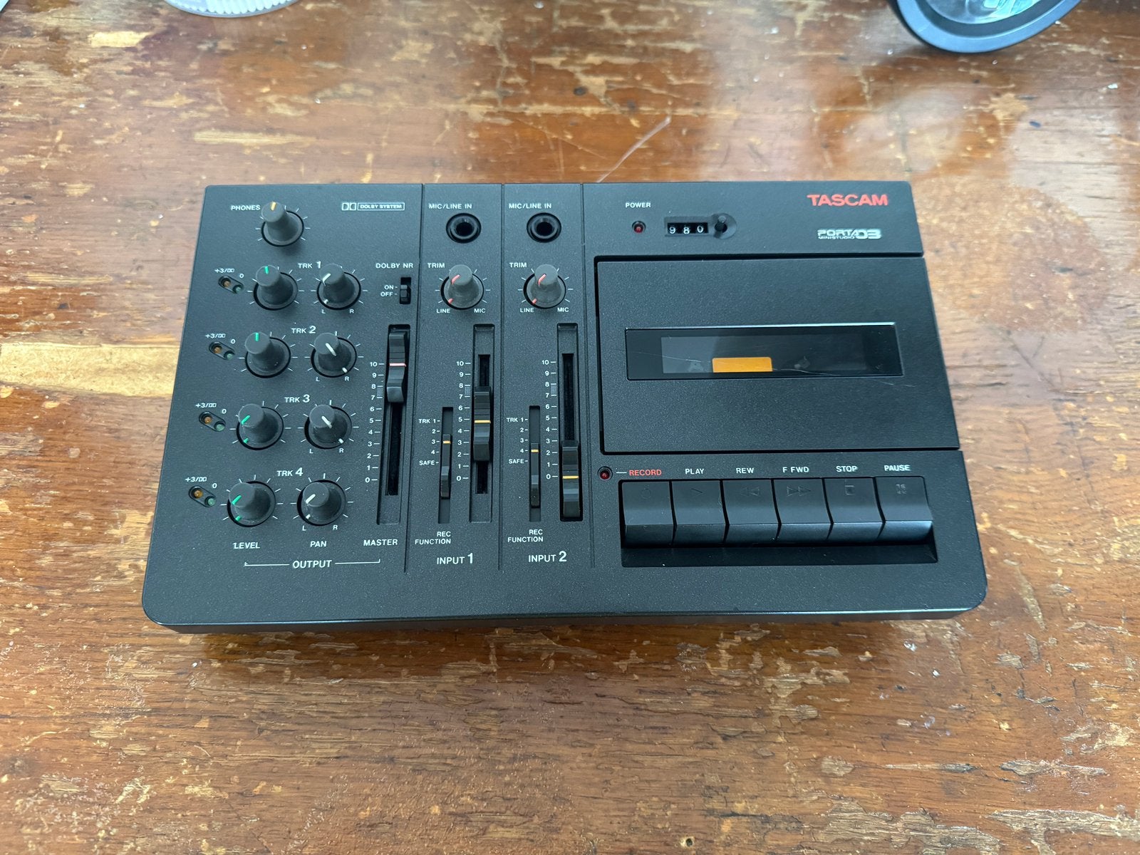 Tascam Mini Studio Porta03 MKI (révisée), Enlèvement ou Envoi, Simple, Tape counter