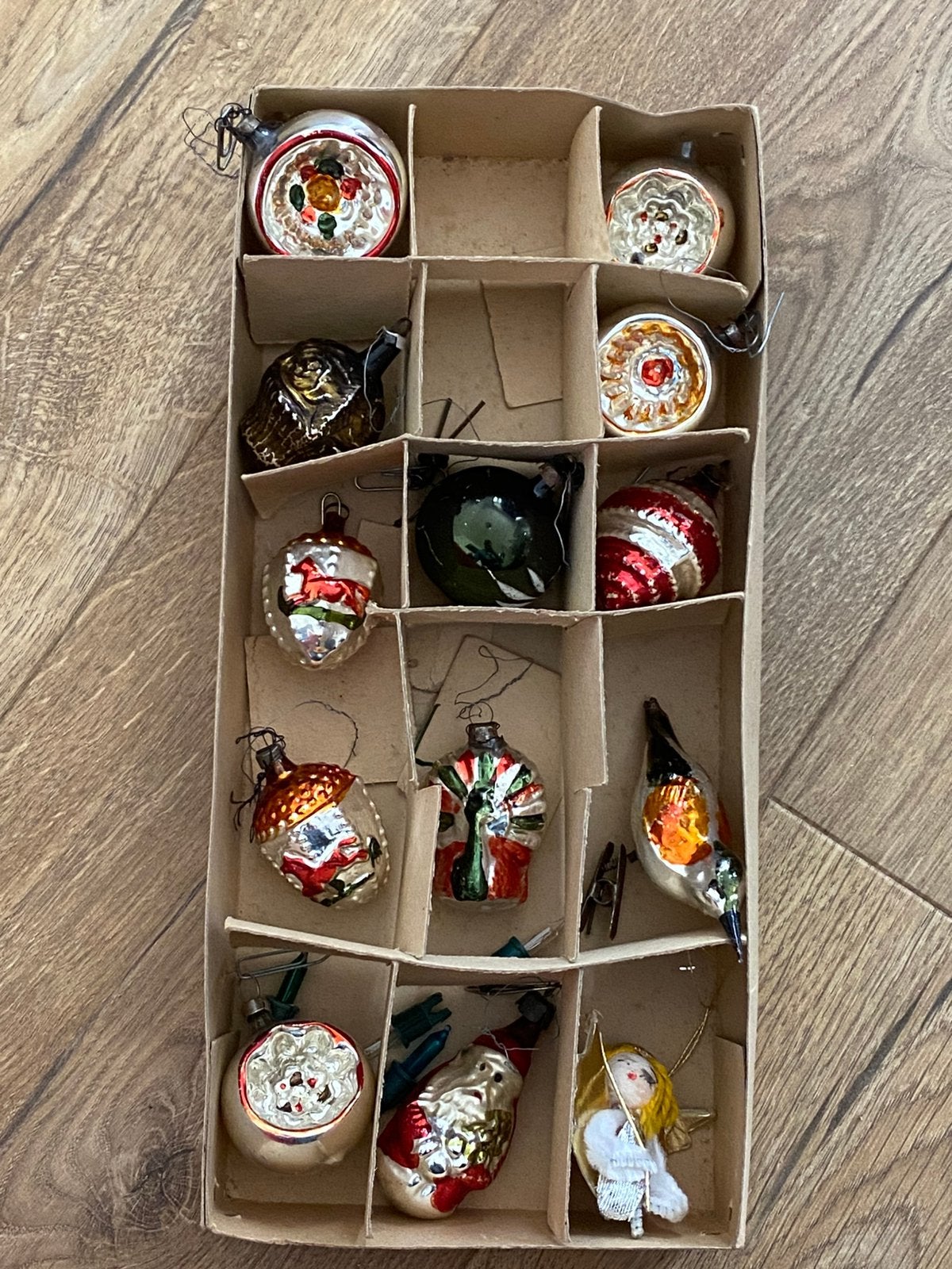 antieke glazen kerstballen, Diversen, Ophalen of Verzenden, Zo goed als nieuw