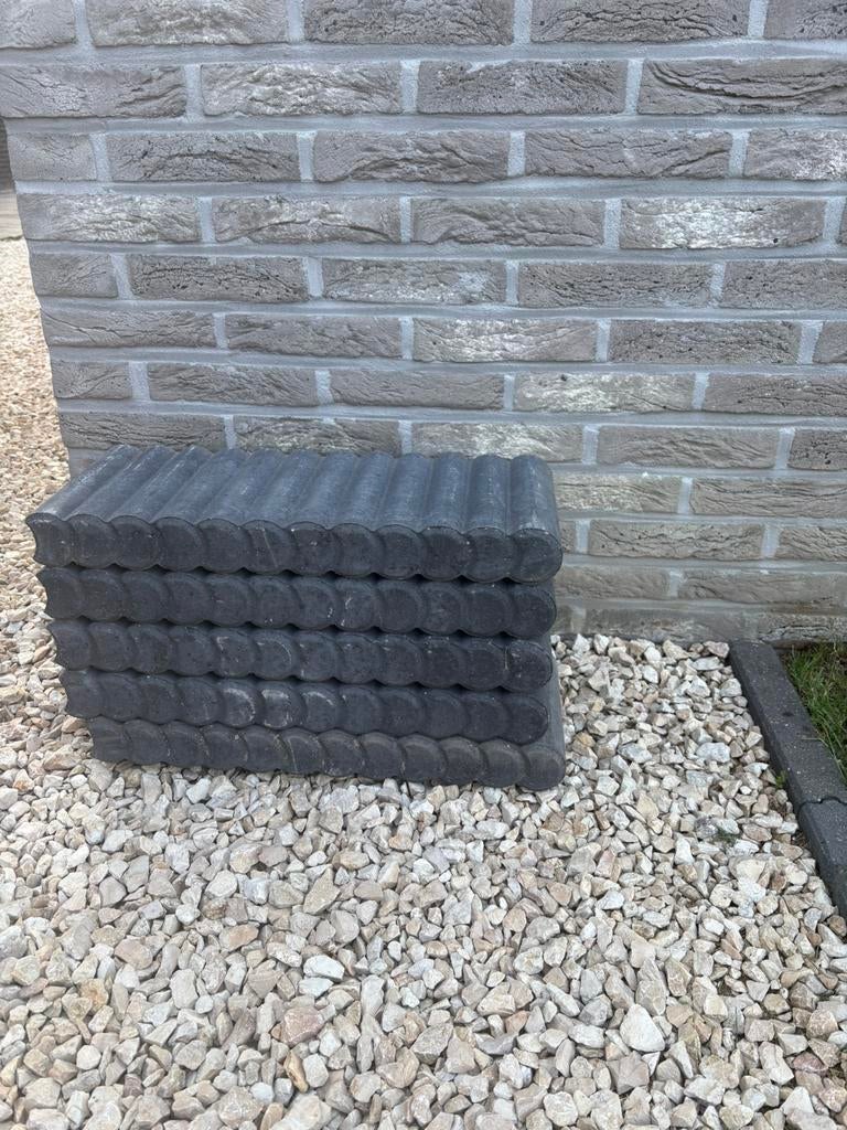 Borduur 5 stuks antraciet, Enlèvement, Comme neuf