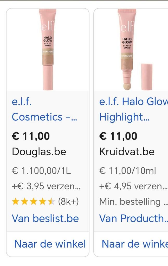 ELF Halo Glow Highlighter - 480x - NIEUW - GROOTVOORDEEL, Handtassen en Accessoires, Ophalen of Verzenden