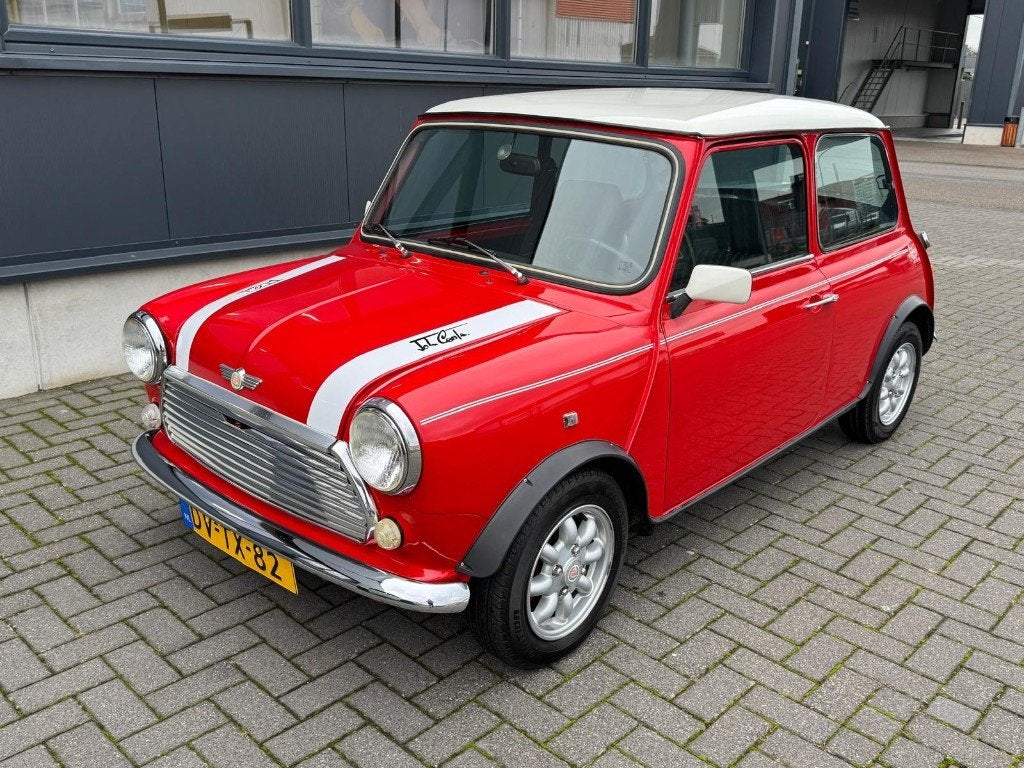 Mini cooper 1992 Rood, Auto's, Stof, Zwart, 4 cilinders, 46 kW